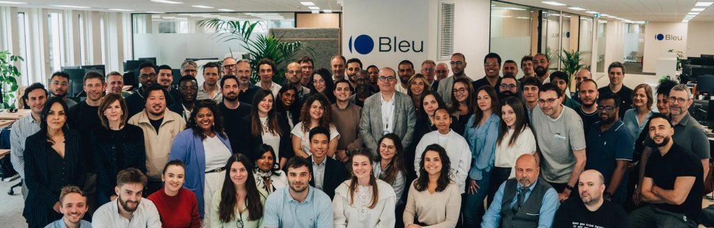 Photo de groupe de l'équipe Bleu